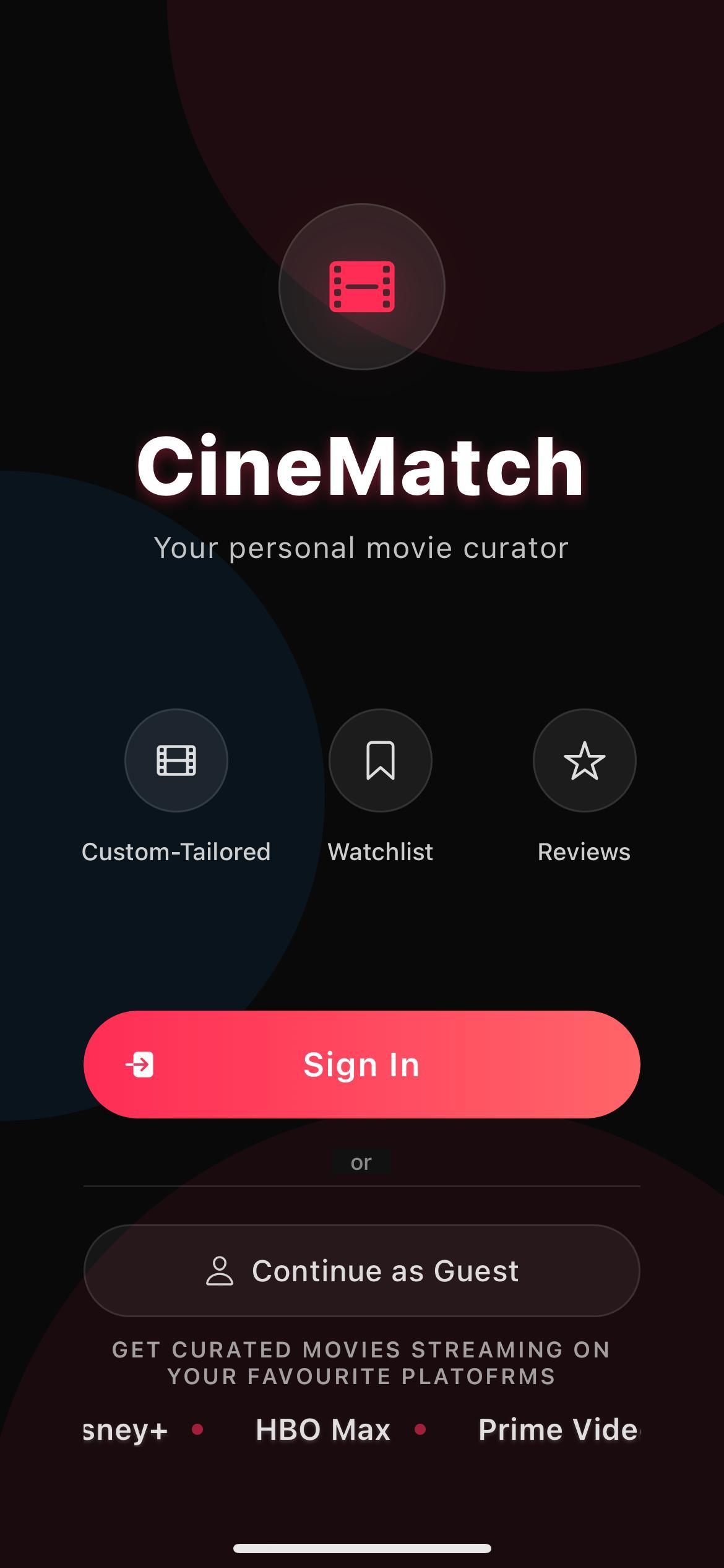 Movie App Home