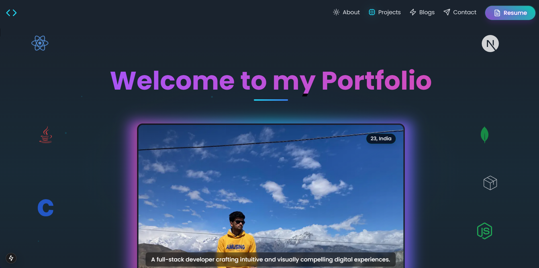 Portfolio Home